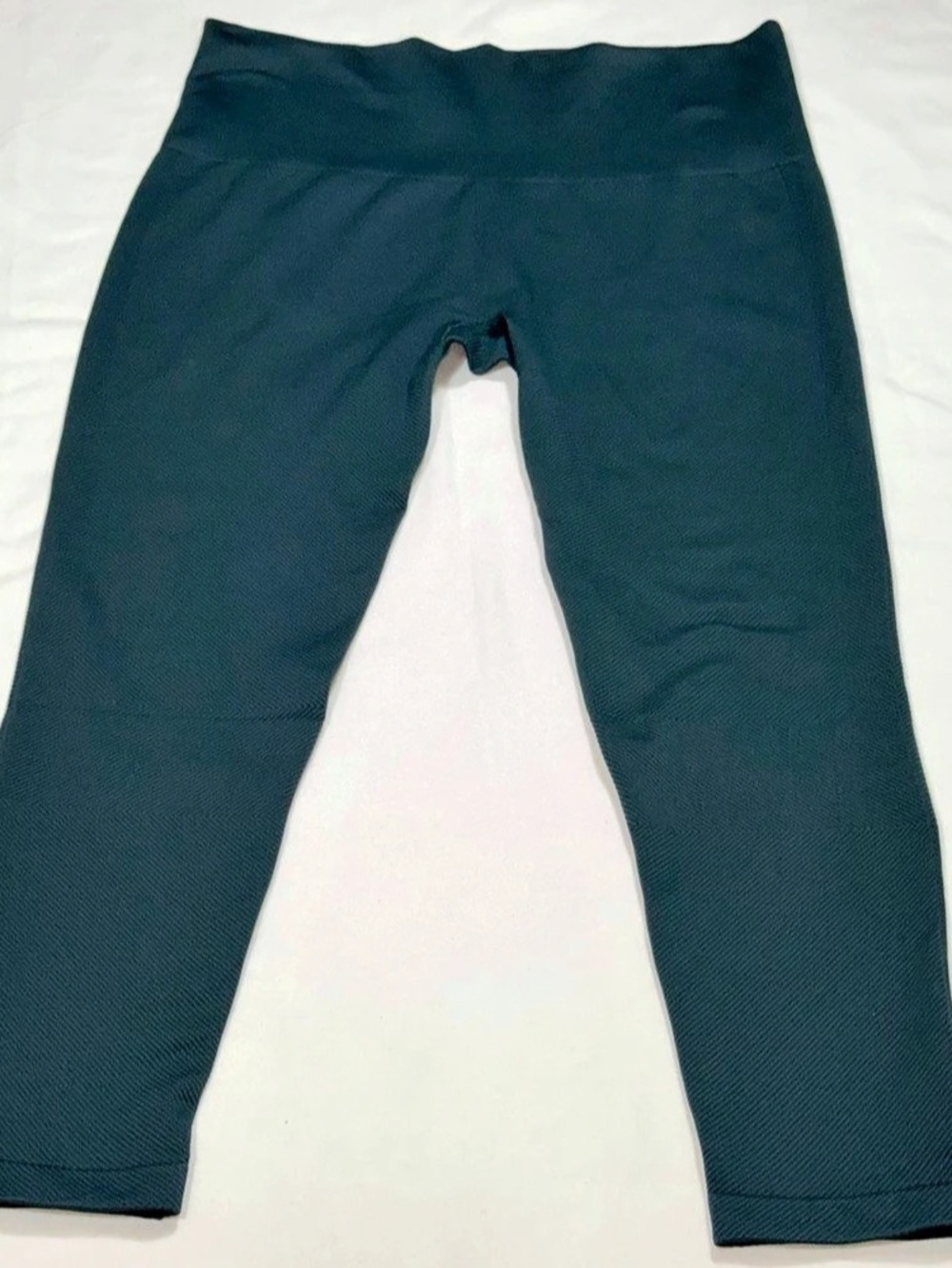 SPANX Look At Me Now Emerald Green Seamless Leggings Women’s 3X Plus   O112